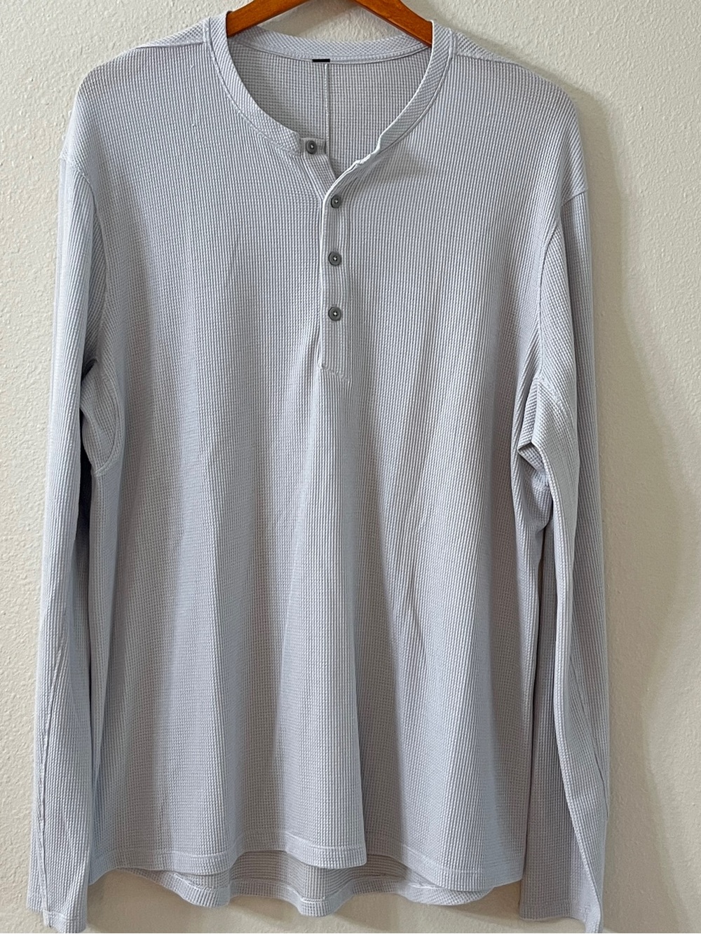 🍋LIKE NEW Lululemon Light weight Waffle Knit LS Tee